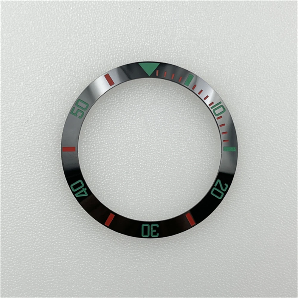 38mm Green & Red Index Ceramic Bezel SUB Mechanical Watch Replacement Diving Chono Ring No Luminous
38mm Green & Red Index Ceramic Bezel SUB Mechanical Watch Replacement Diving Chono Ring No Luminous