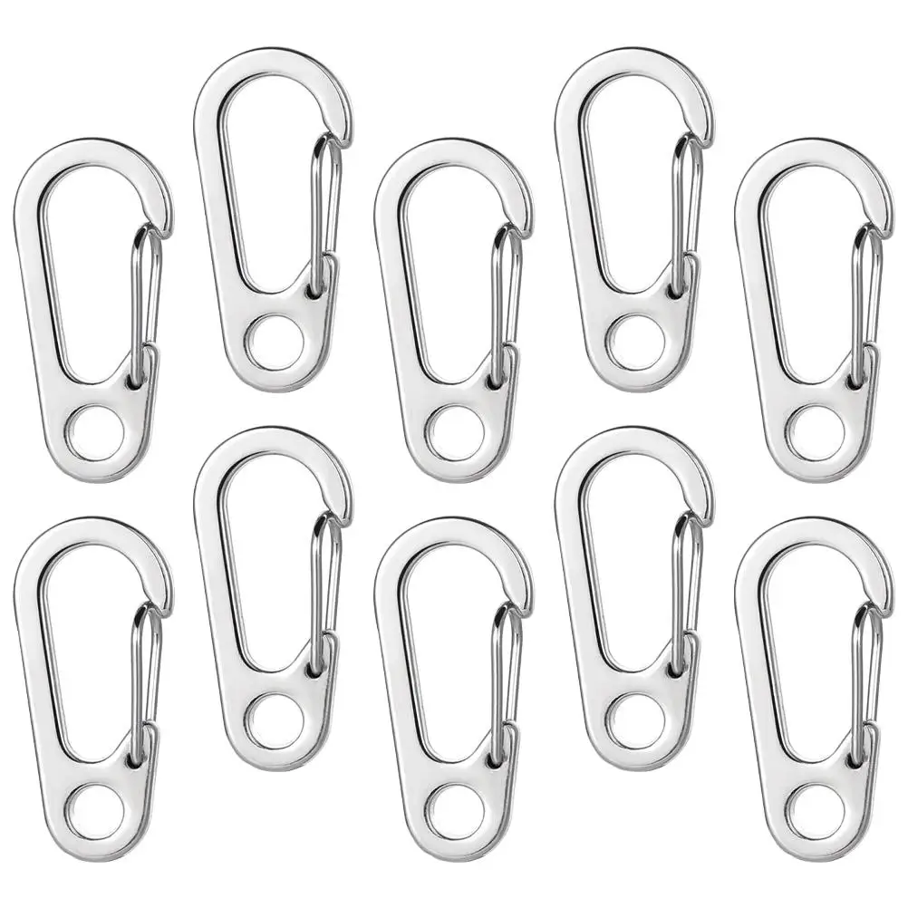 10 Pcs Hanging Keychain Carabiner Heavy Duty Clip Hooks Climbing Gear Hiking Buckle Mini Clips Zinc Alloy Camping
10 Pcs Hanging Keychain Carabiner Heavy Duty Clip Hooks Climbing Gear Hiking Buckle Mini Clips Zinc Alloy Camping