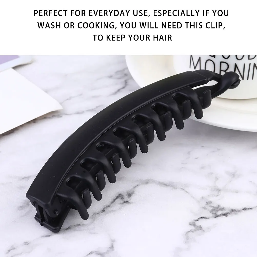 12 Pcs Banana Hair Clips Durable Plastic Teeth Design Thick Thin Curly Straight Hair Travel Outing Shower Bathing
12 Pcs Banana Hair Clips Durable Plastic Teeth Design Thick Thin Curly Straight Hair Travel Outing Shower Bathing