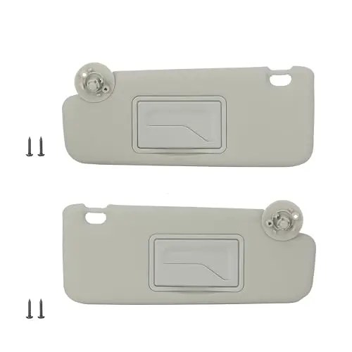 Gray Sun Visor Set For Left Driver And Right Passenger Side, Fits Chevrolet Sonic 2012–2022, Spark 2011–2022, OEM Part Numbers
Gray Sun Visor Set For Left Driver And Right Passenger Side, Fits Chevrolet Sonic 2012–2022, Spark 2011–2022, OEM Part Numbers