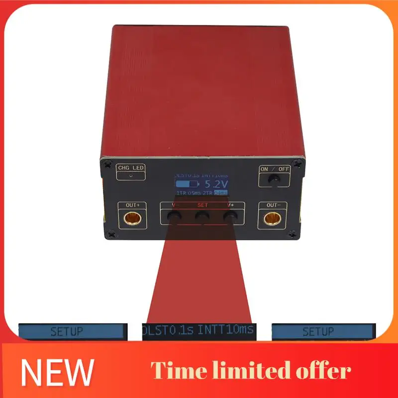 1 PCS Double Pulse Farad Capacitor Spot Welder 18650 Lithium Battery Touch Welder -US Plug AC110V
1 PCS Double Pulse Farad Capacitor Spot Welder 18650 Lithium Battery Touch Welder -US Plug AC110V