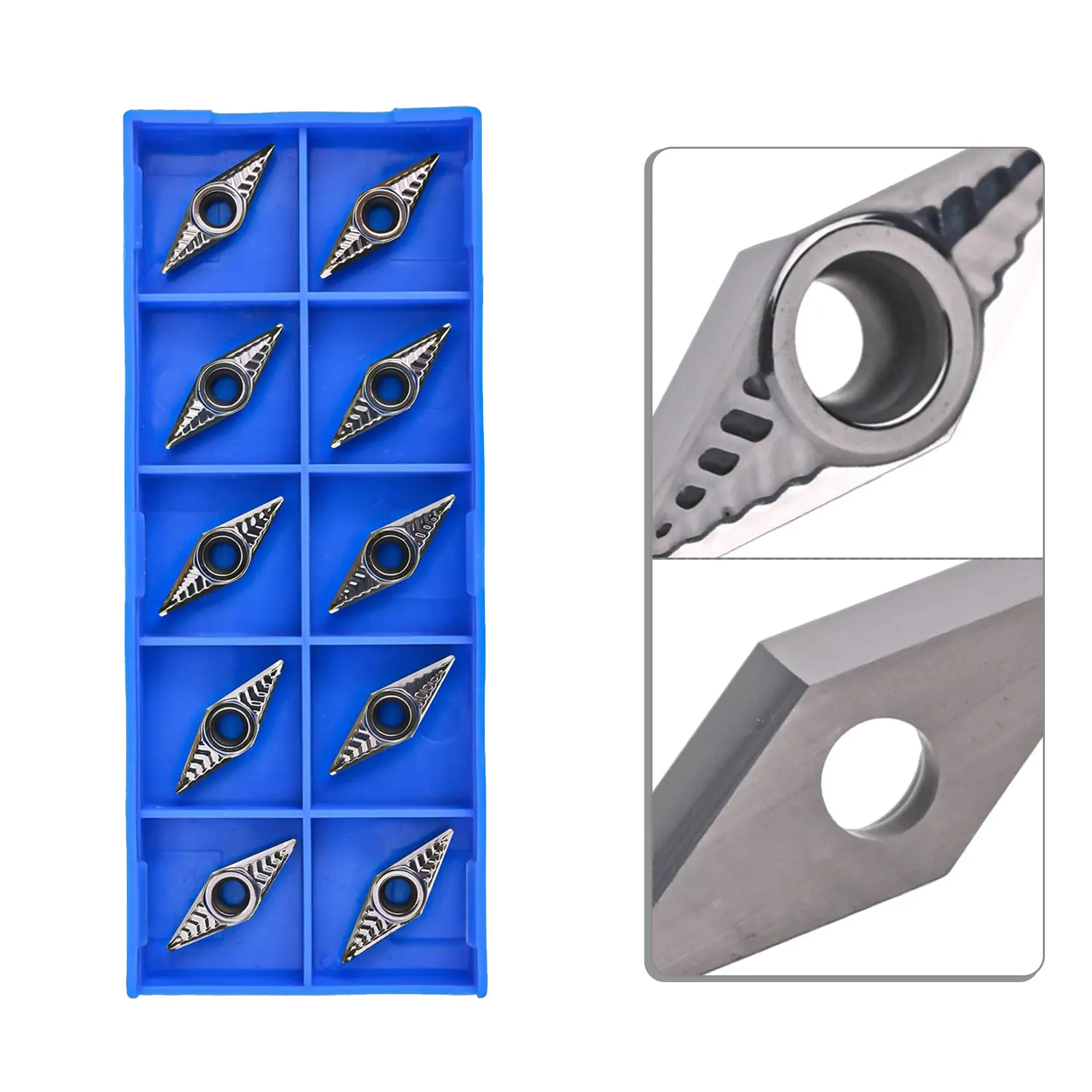Carbide Aluminum Inserts CNC Turning Inserts Copper Metal Wood Turning Tools VCGT110304 AK H01 Aluminum Inserts
Carbide Aluminum Inserts CNC Turning Inserts Copper Metal Wood Turning Tools VCGT110304 AK H01 Aluminum Inserts
