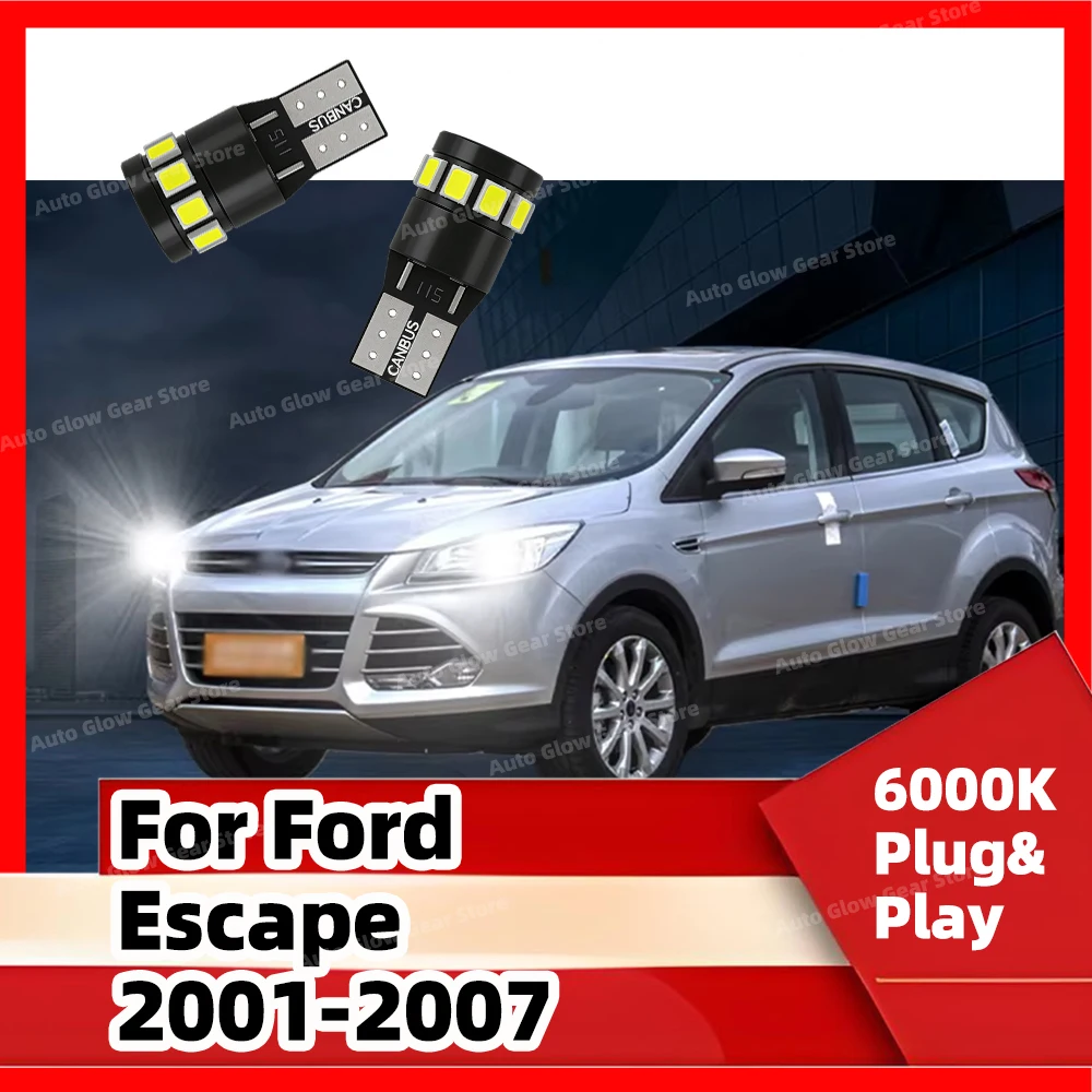 2x For Ford Escape 2001-2006 2007 Car Led Bulbs T10 W5W Clearance Lights 6000K Width Lights Side Marker Position Signal Lamp 12V
2x For Ford Escape 2001-2006 2007 Car Led Bulbs T10 W5W Clearance Lights 6000K Width Lights Side Marker Position Signal Lamp 12V