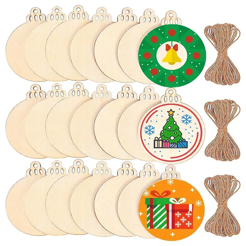 120Pcs Wood Slices 3.5Inch Wooden DIY Christmas Ornaments Unfinished Predrilled Wood Circles For Crafts Centerpieces-B09B
120Pcs Wood Slices 3.5Inch Wooden DIY Christmas Ornaments Unfinished Predrilled Wood Circles For Crafts Centerpieces-B09B