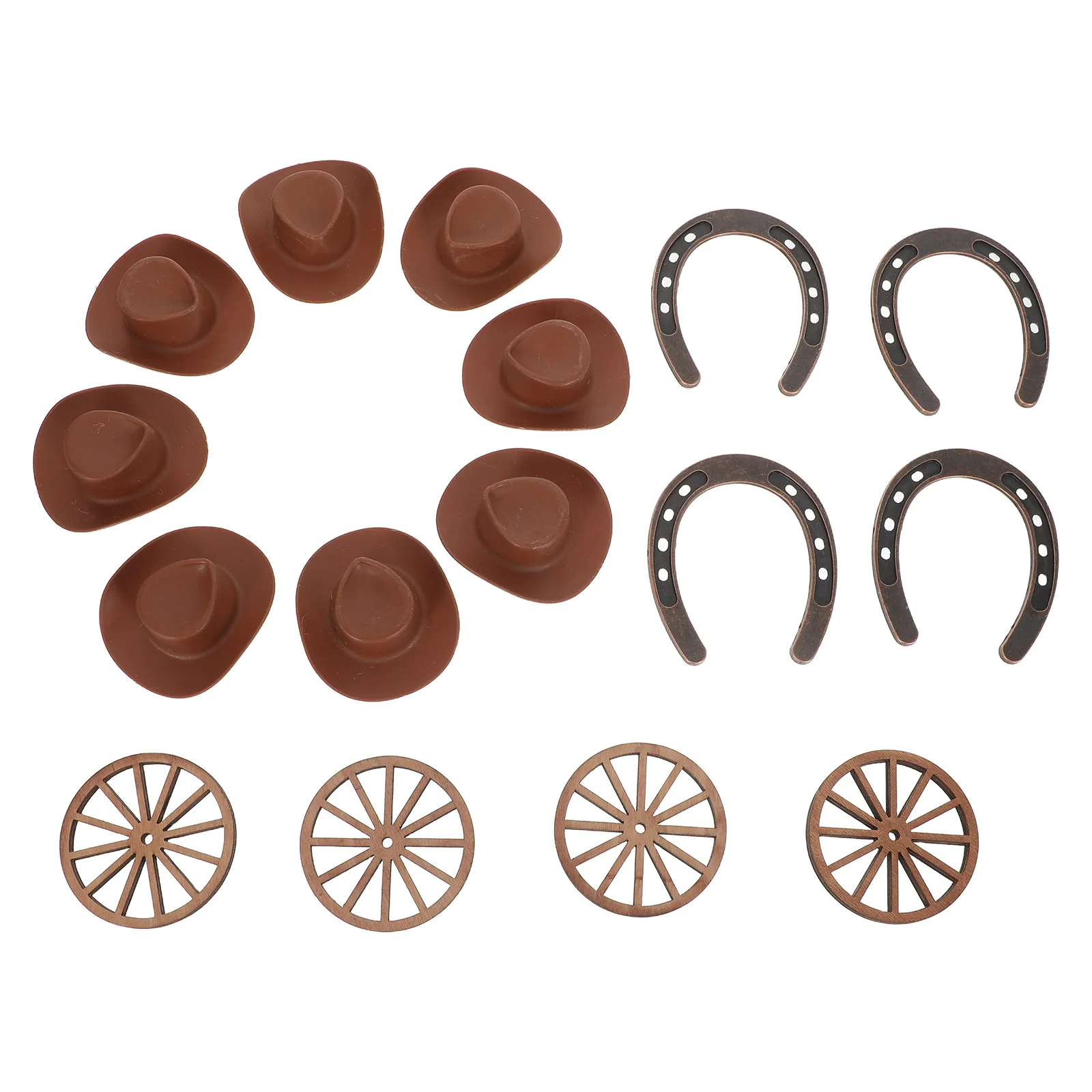 1 Set Mini Western Cowboy Party Decoration with Horseshoes and Cowboy Hats Rustic western Carnival Centerpieces for Celebration
1 Set Mini Western Cowboy Party Decoration with Horseshoes and Cowboy Hats Rustic western Carnival Centerpieces for Celebration