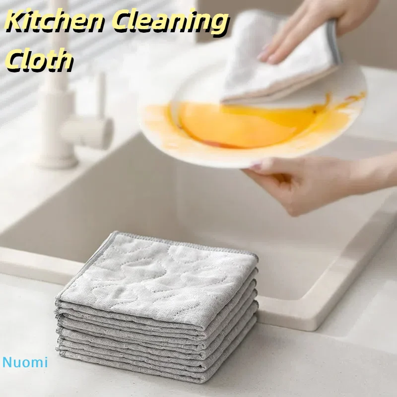 5PCS Kitchen Dish Towel Fiber Water Absorption Cleaning Cloth Rags Non-Stick Oil Washing Kitchen Towel Household Cleaning Tools
5PCS Kitchen Dish Towel Fiber Water Absorption Cleaning Cloth Rags Non-Stick Oil Washing Kitchen Towel Household Cleaning Tools