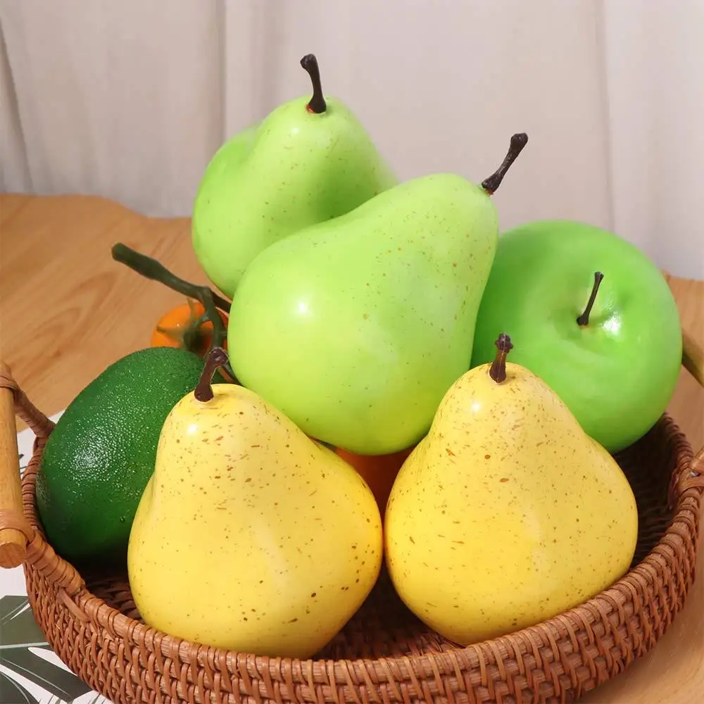 5PCS Educational Toys Realistic Simulation Pear Mini DIY Fake Fruits Portable Classic Fruit Model Photography Props
5PCS Educational Toys Realistic Simulation Pear Mini DIY Fake Fruits Portable Classic Fruit Model Photography Props