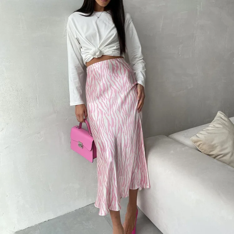 2026 Women Long Pink Skirts High Waist Office Ladies Bodycon Pencil Leopard Print Skirt Elegant A Line Maxi Satin Skirt
2026 Women Long Pink Skirts High Waist Office Ladies Bodycon Pencil Leopard Print Skirt Elegant A Line Maxi Satin Skirt