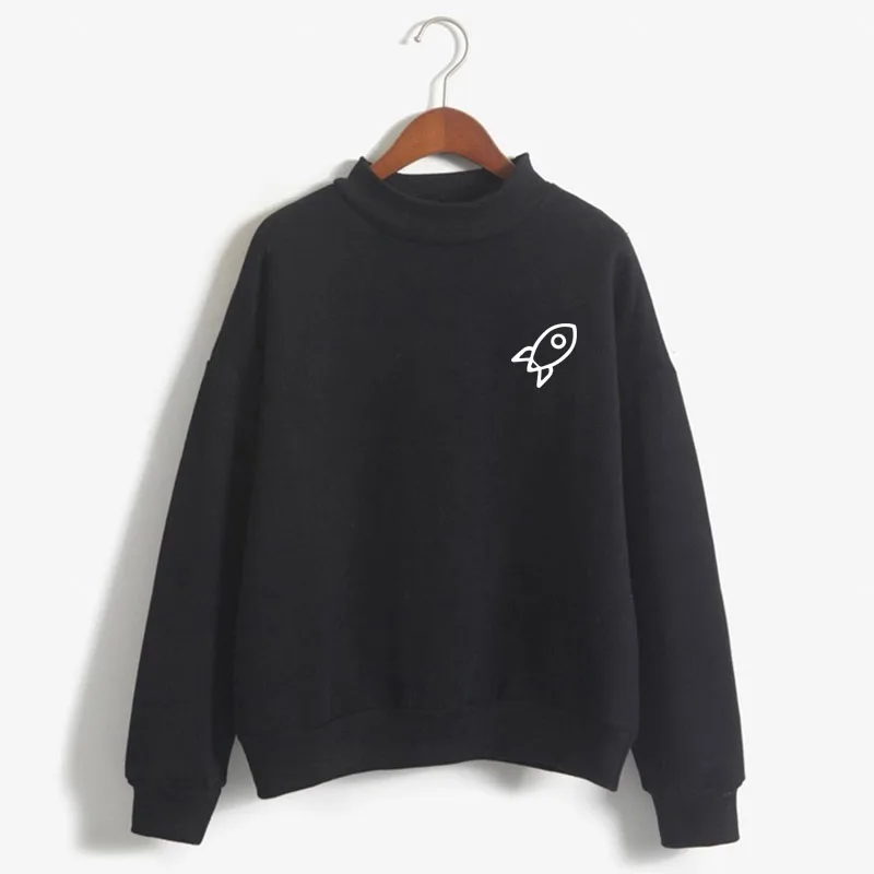 ROCKET GRAPHIC Print Women Sweatshirt Korean O-neck Knitted Pullover Thick Autumn Winter Candy Color Loose women Clothes
ROCKET GRAPHIC Print Women Sweatshirt Korean O-neck Knitted Pullover Thick Autumn Winter Candy Color Loose women Clothes