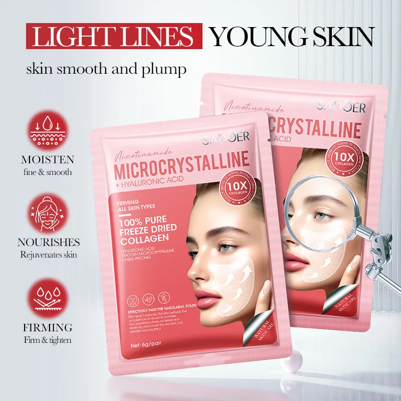 【7-day wrinkle removal】5 bags nasolabial folds patch with hyaluronic acid to eliminate lifting,firming,fade wrinkles on the head
【7-day wrinkle removal】5 bags nasolabial folds patch with hyaluronic acid to eliminate lifting,firming,fade wrinkles on the head