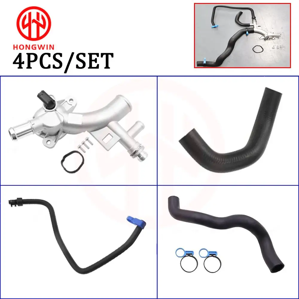 SET 25193922 55565334 Aluminum Coolant Thermostat Housing Water Outlet & Inlet Hose For Chevrolet Cruze Sonic Trax Buick 1.4L
SET 25193922 55565334 Aluminum Coolant Thermostat Housing Water Outlet & Inlet Hose For Chevrolet Cruze Sonic Trax Buick 1.4L