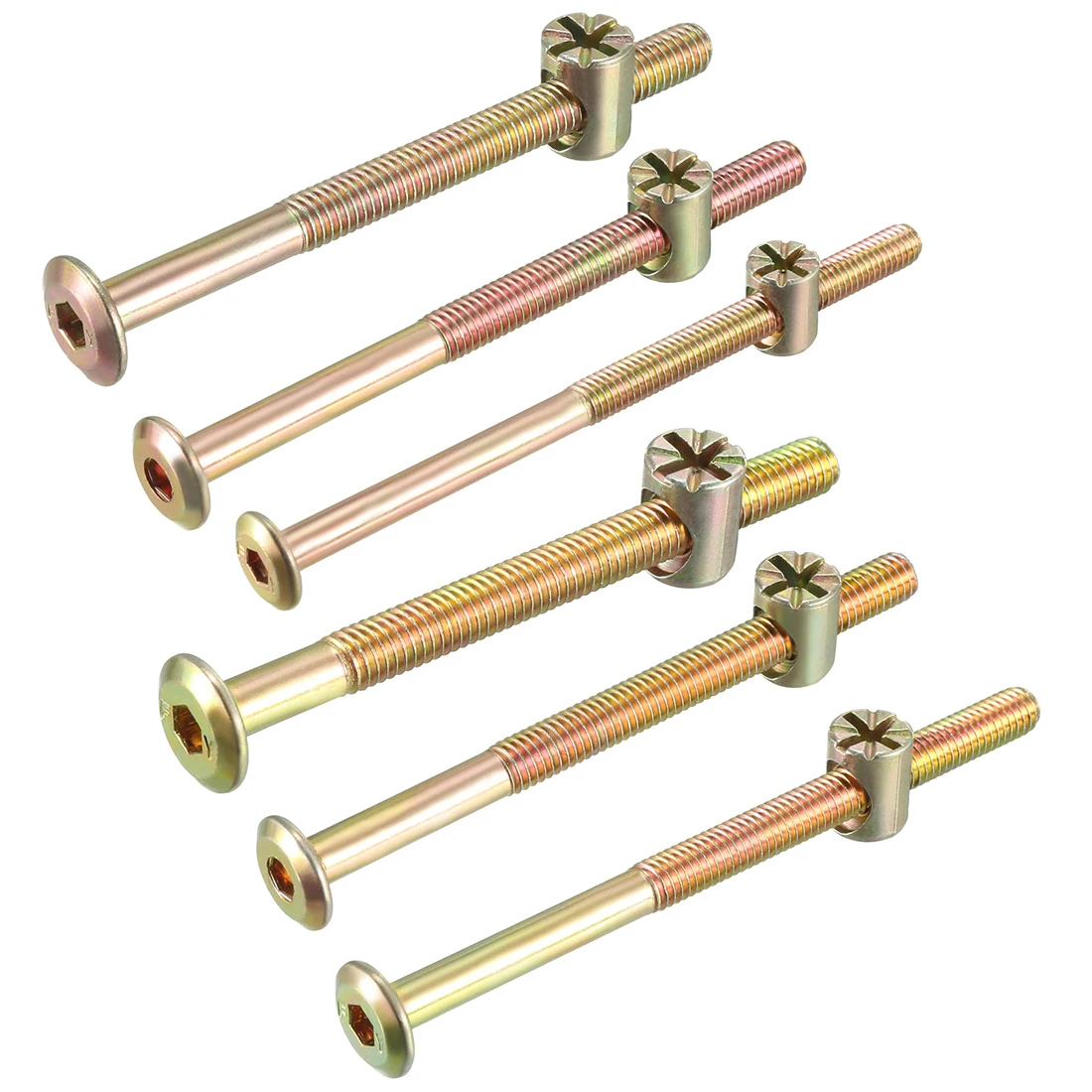 8/10Set M6 Carbon Steel Furniture Chair Bed Hex Socket Bolts and Barrel Nuts Set with Guide Nut Fastener Set Inner Hexagon Screw
8/10Set M6 Carbon Steel Furniture Chair Bed Hex Socket Bolts and Barrel Nuts Set with Guide Nut Fastener Set Inner Hexagon Screw