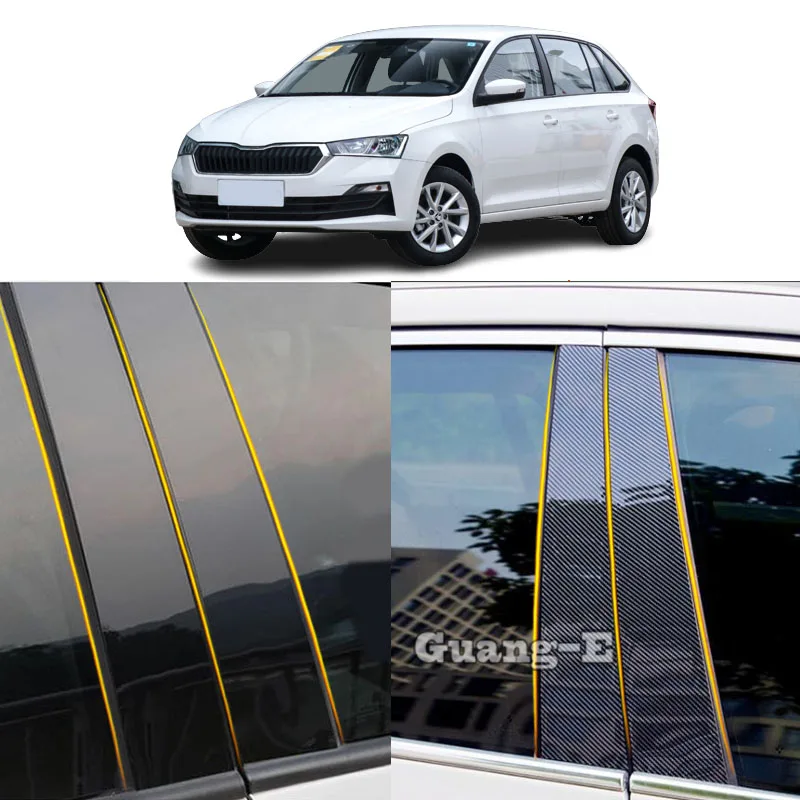 Car PC Material Pillar Post Cover Door Trim Window Molding Stickers Plate Accessories Decor For Skoda Rapid Wagon 2014 2015-2020
Car PC Material Pillar Post Cover Door Trim Window Molding Stickers Plate Accessories Decor For Skoda Rapid Wagon 2014 2015-2020