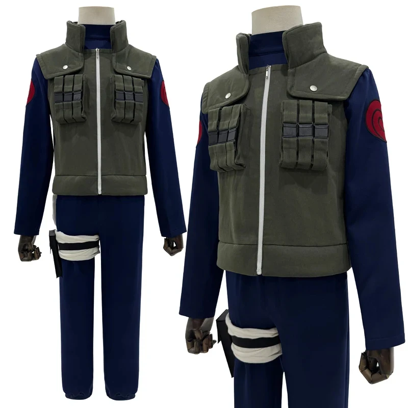 Anime Hatake Kakashi Cosplay Costume Vest T-shirt Pants Pouch Cos Convention Gift Halloween Christmasx,3;b'2.
Anime Hatake Kakashi Cosplay Costume Vest T-shirt Pants Pouch Cos Convention Gift Halloween Christmasx,3;b'2.