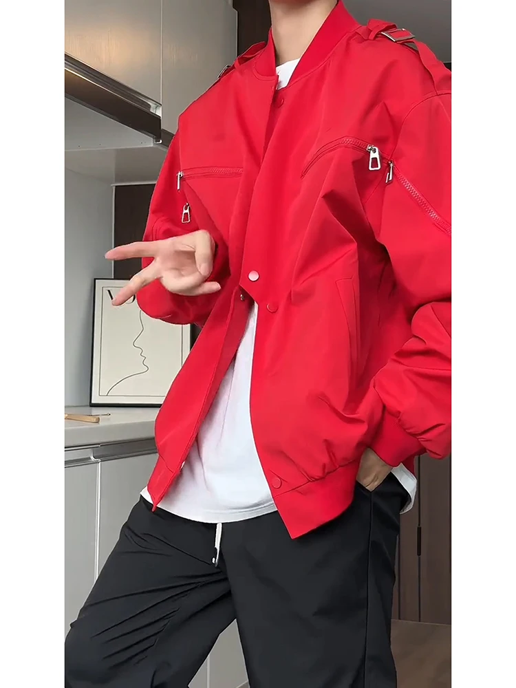 Red Waterproof Men's Workwear Jaet ort American Sle MA Flight Baseball Jaet Spring Autumn Polyester Fiber Long Sv...
Red Waterproof Men's Workwear Jaet ort American Sle MA Flight Baseball Jaet Spring Autumn Polyester Fiber Long Sv...