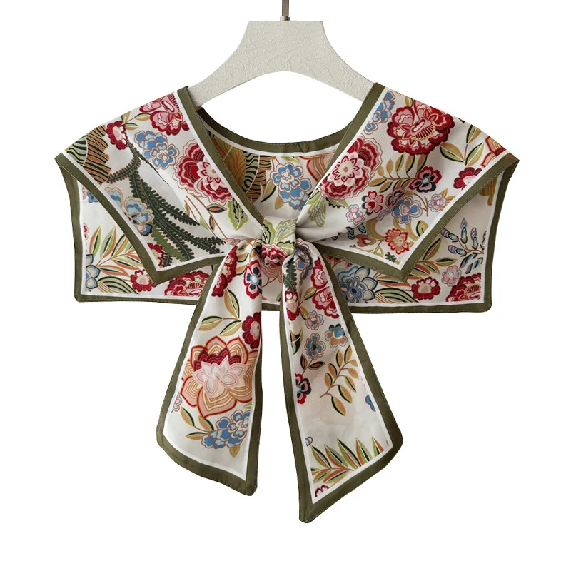 Poncho Fake Collar Shawl for Summer Outdoor Decoration Women's Scarf Thin Design Travel Matching Shirt Sun Protection Cape P2
Poncho Fake Collar Shawl for Summer Outdoor Decoration Women's Scarf Thin Design Travel Matching Shirt Sun Protection Cape P2