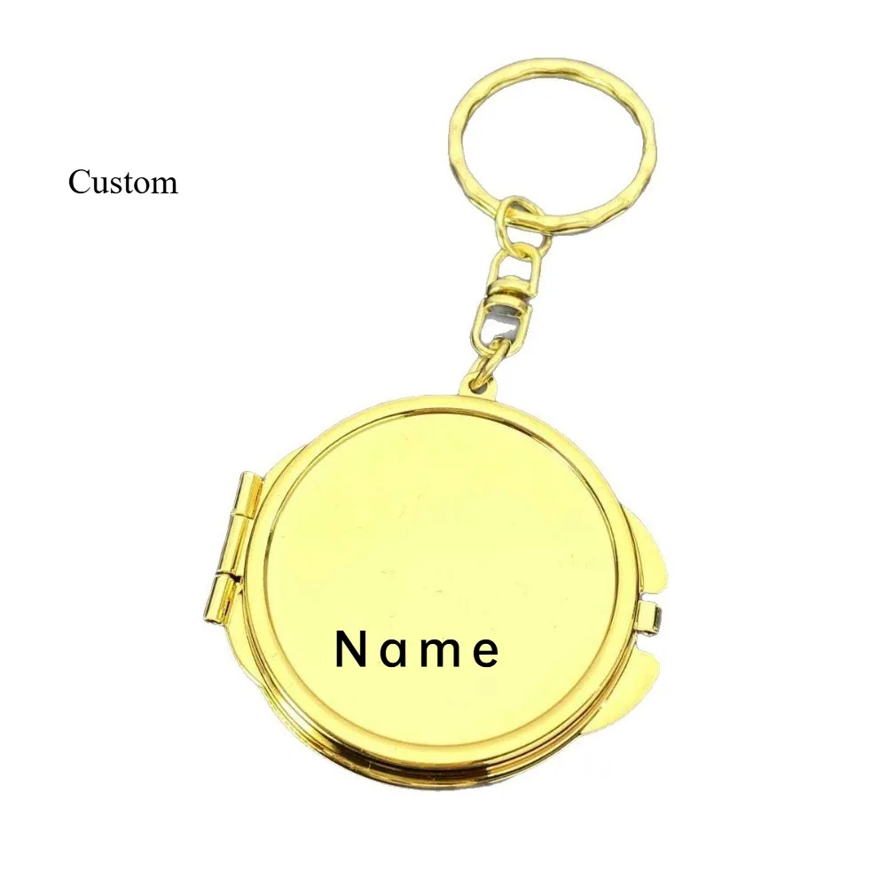 Hot Classic Metal Keychain Folding Makeup Double Mirror Sided Key Ring Round Heart Oval Square Shape Keyring Customizable
Hot Classic Metal Keychain Folding Makeup Double Mirror Sided Key Ring Round Heart Oval Square Shape Keyring Customizable