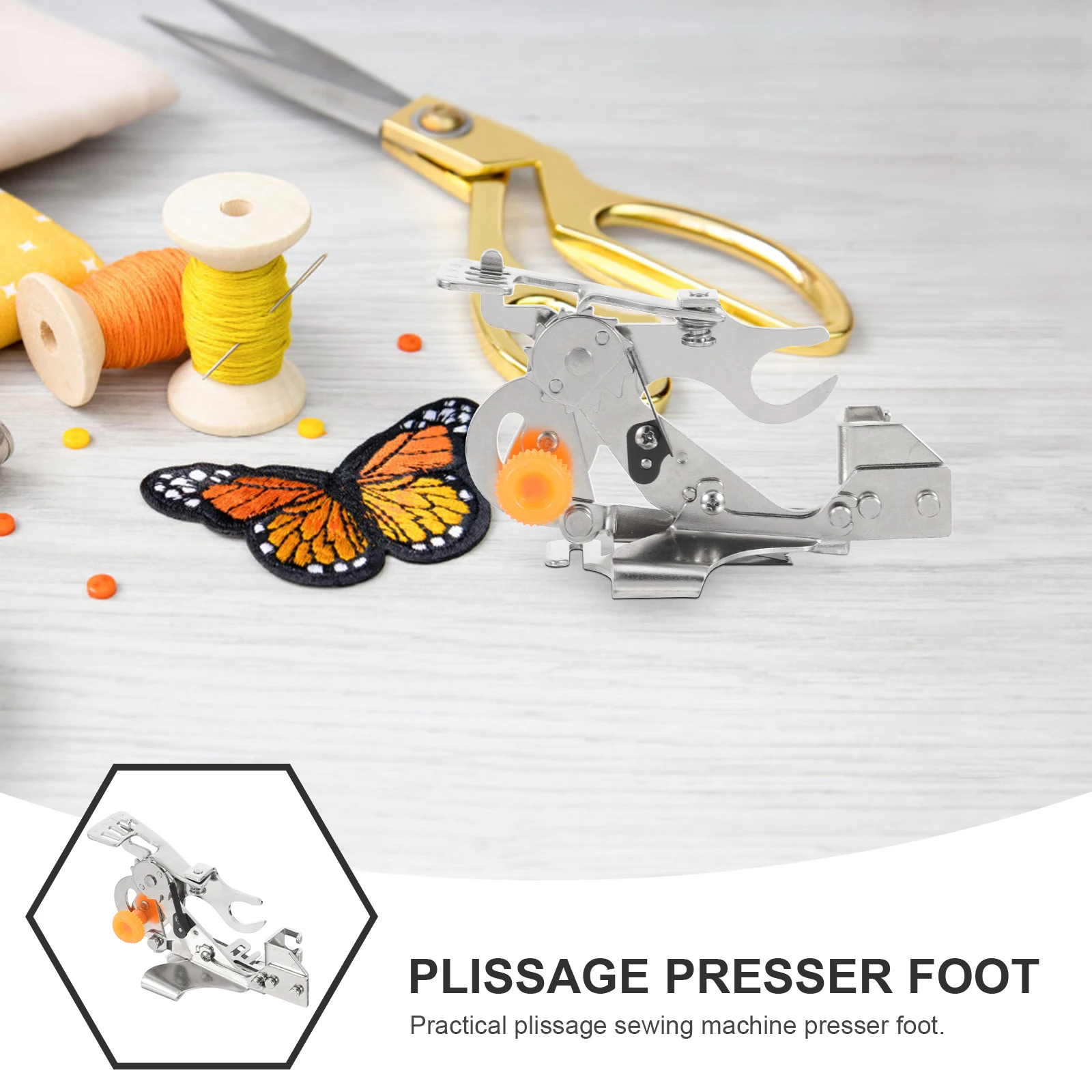 1pc Presser Foot For Sewing Machine Durable Plissage Foot Domestic Sewing Machine Ergonomic Design Pink Box
1pc Presser Foot For Sewing Machine Durable Plissage Foot Domestic Sewing Machine Ergonomic Design Pink Box