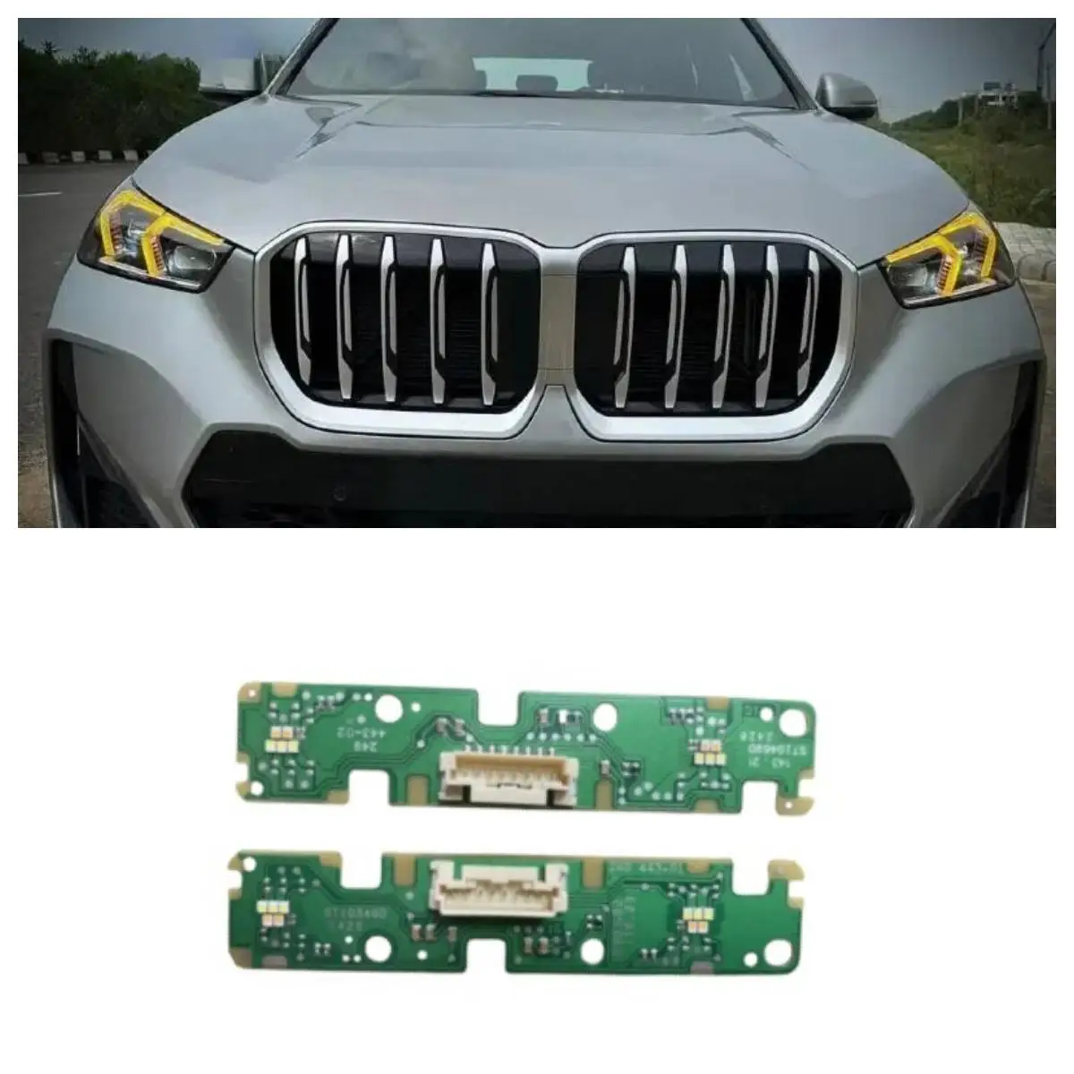 Yellow Angel Eye DRL PCB Boards For BMW U11 X1 U12 X2 2022 2023 LED Headlight White Daytime Running Light Module Car Accessories
Yellow Angel Eye DRL PCB Boards For BMW U11 X1 U12 X2 2022 2023 LED Headlight White Daytime Running Light Module Car Accessories