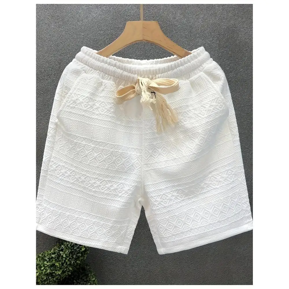 Men's Quick Dry Drawstring Printed Shorts, Casual Sports Polyester Beach Swim Trunks
Men's Quick Dry Drawstring Printed Shorts, Casual Sports Polyester Beach Swim Trunks