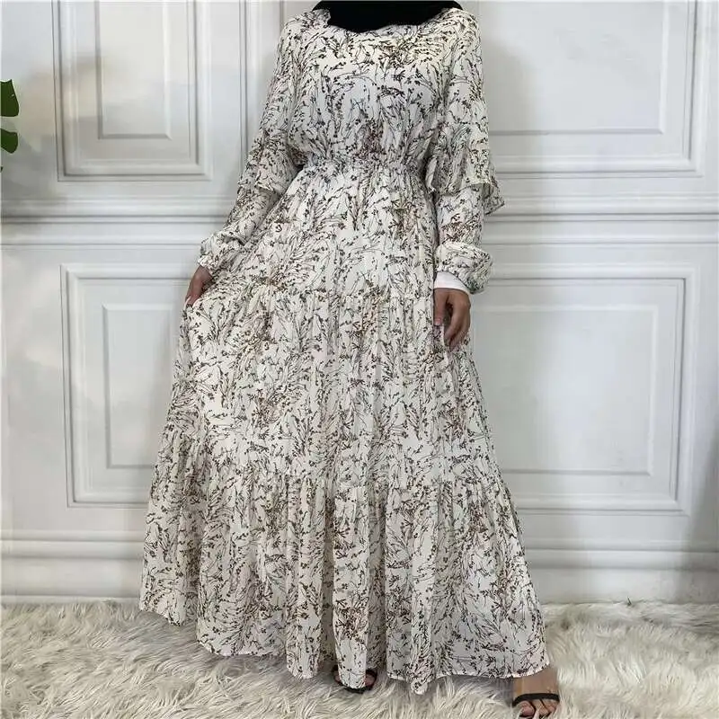 New Fashionable Chiffon Printed Long Sleeve Pendant Dress 6564 Muslim Long Dress Robe Abaya Ramadan Dubai Luxury Islam Elegant
New Fashionable Chiffon Printed Long Sleeve Pendant Dress 6564 Muslim Long Dress Robe Abaya Ramadan Dubai Luxury Islam Elegant