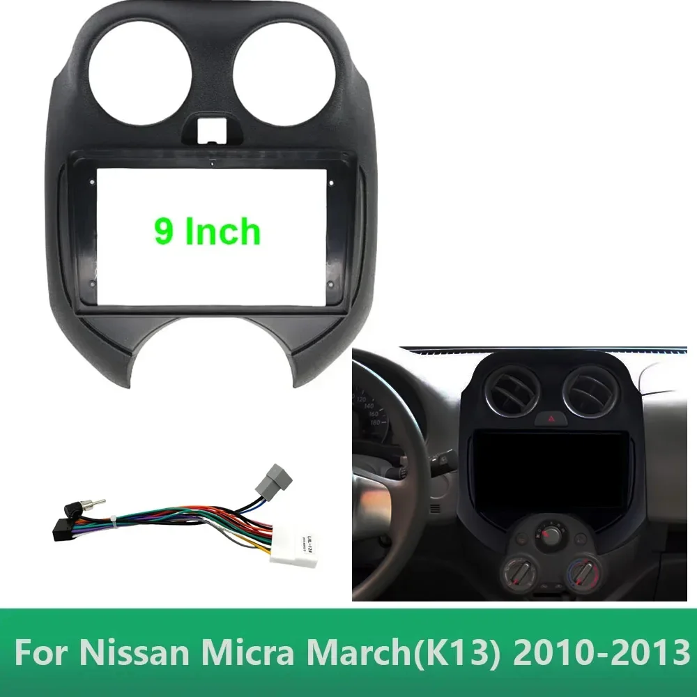 9 Inch Car Frame Fascia Adapter For Nissan March 2010 Android Radio Dash Fitting Panel Kit
9 Inch Car Frame Fascia Adapter For Nissan March 2010 Android Radio Dash Fitting Panel Kit
