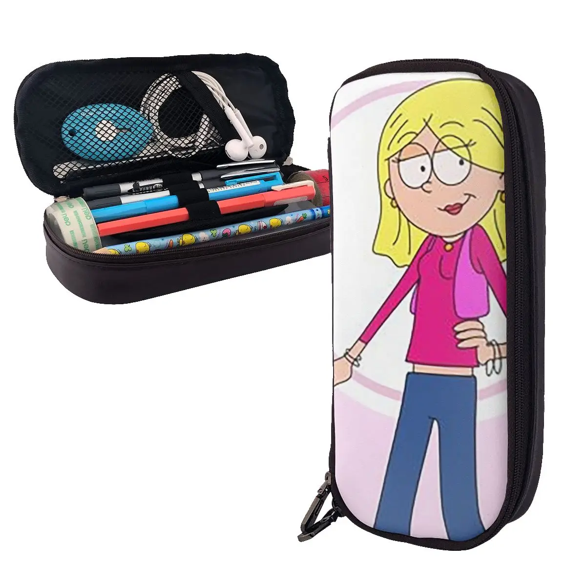 Кожаные пеналы Lizzie Mcguire, держатель для ручек, канцелярские принадлежности, большая коробка для ручек, сумка-карандаш для подарков Studen
Кожаные пеналы Lizzie Mcguire, держатель для ручек, канцелярские принадлежности, большая коробка для ручек, сумка-карандаш для подарков Studen