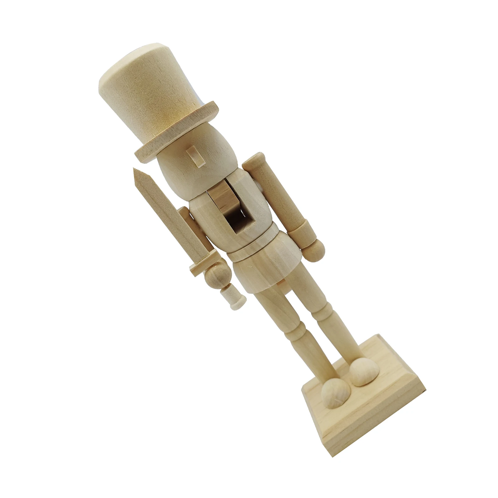 Christmas Wooden Nutcracker 25.5cm DIY Craft Unpainted Puppet for Family Fun and Festive Decorations Nutcracker Figures
Christmas Wooden Nutcracker 25.5cm DIY Craft Unpainted Puppet for Family Fun and Festive Decorations Nutcracker Figures