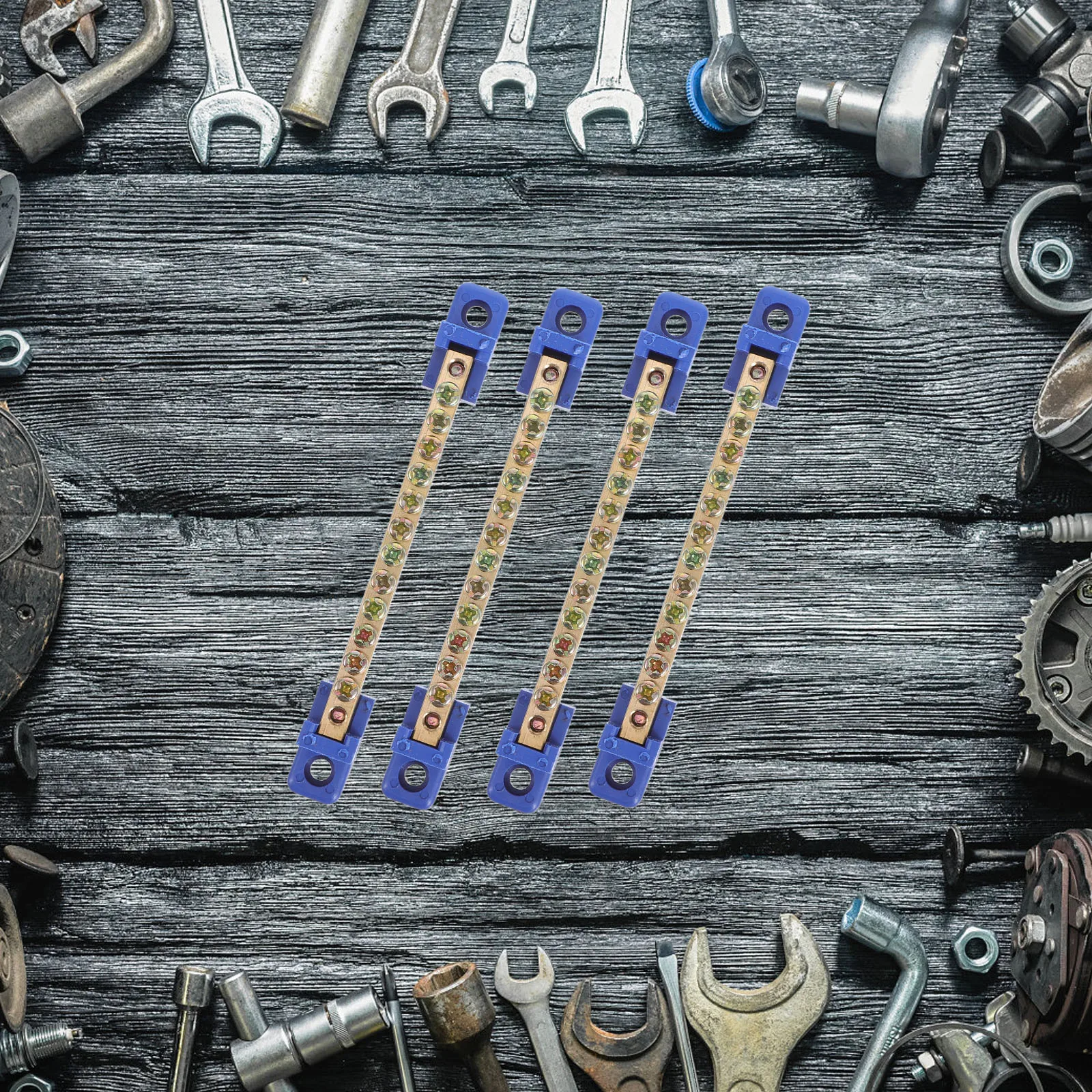 4pcs Terminal Connectors Base Ground Bar Wire Terminals Secure Connection Ground Wire Connector Easy Install
4pcs Terminal Connectors Base Ground Bar Wire Terminals Secure Connection Ground Wire Connector Easy Install