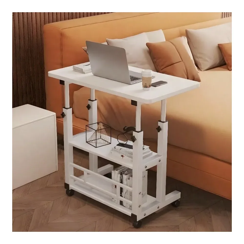 Metal Folding Desk With Wheels Storage Shelf, Height Adjustable Expandable Desktop, For Laptop, Study, Office Work, Rolling Com
Metal Folding Desk With Wheels Storage Shelf, Height Adjustable Expandable Desktop, For Laptop, Study, Office Work, Rolling Com