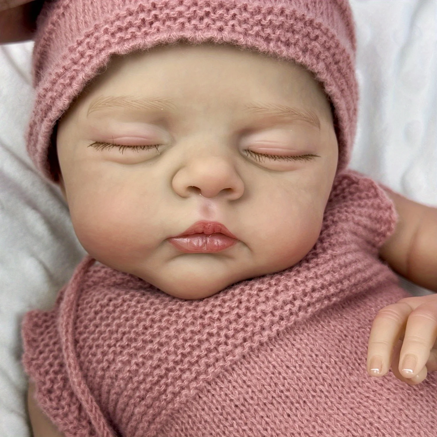AONPENG 48 CM Asleep Reborn Baby Doll For Girl Vinyl Limbs Cloth Body Bebe Fashion Handmade Birthday Gift Play House Bedtime Toy
AONPENG 48 CM Asleep Reborn Baby Doll For Girl Vinyl Limbs Cloth Body Bebe Fashion Handmade Birthday Gift Play House Bedtime Toy