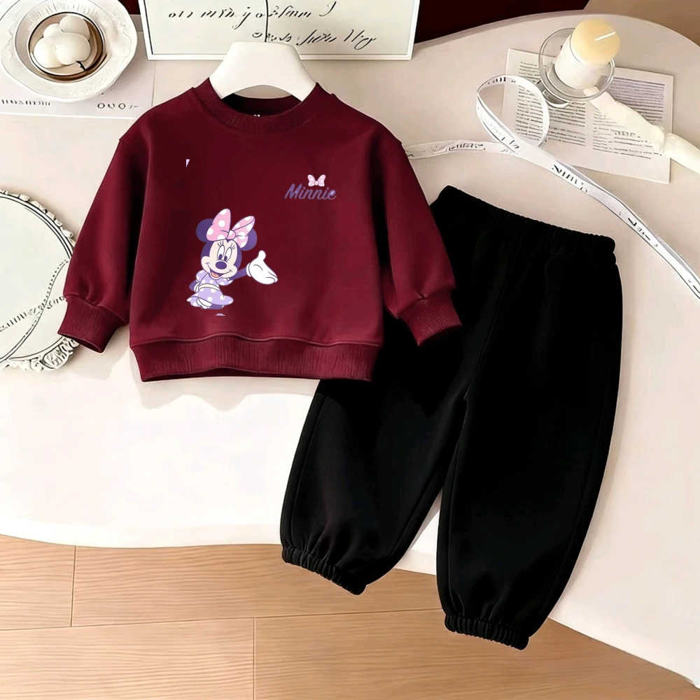 Minnie Cartoon Toddler Autumn Two Piece Suit Pullover Sweatshirt And Matching Pants Trendy Casual Sportswear Popular Clothing
Minnie Cartoon Toddler Autumn Two Piece Suit Pullover Sweatshirt And Matching Pants Trendy Casual Sportswear Popular Clothing