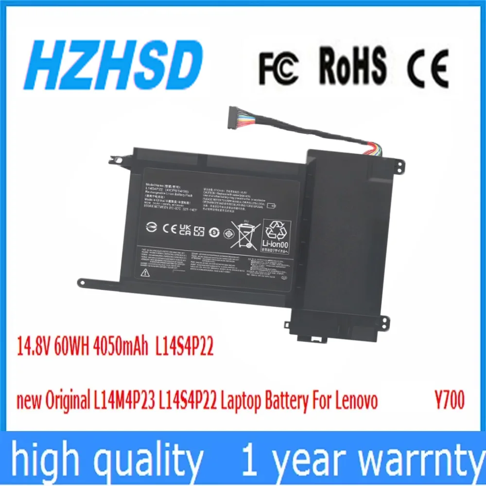 L14S4P22 L14M4P23 14.8V 60Wh Original Battery For Lenovo IdeaPad Y700 15ACZ 15-IFI Y701 Y700-ISE Y700-17ISK Y700-15ISK
L14S4P22 L14M4P23 14.8V 60Wh Original Battery For Lenovo IdeaPad Y700 15ACZ 15-IFI Y701 Y700-ISE Y700-17ISK Y700-15ISK