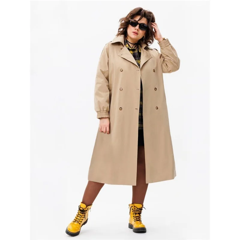 Faionable Women's Windbreaker Casual Street-Sle Coat Versatile Ladies' Top Large Size Collar Long Sve Thin Outerwear
Faionable Women's Windbreaker Casual Street-Sle Coat Versatile Ladies' Top Large Size Collar Long Sve Thin Outerwear
