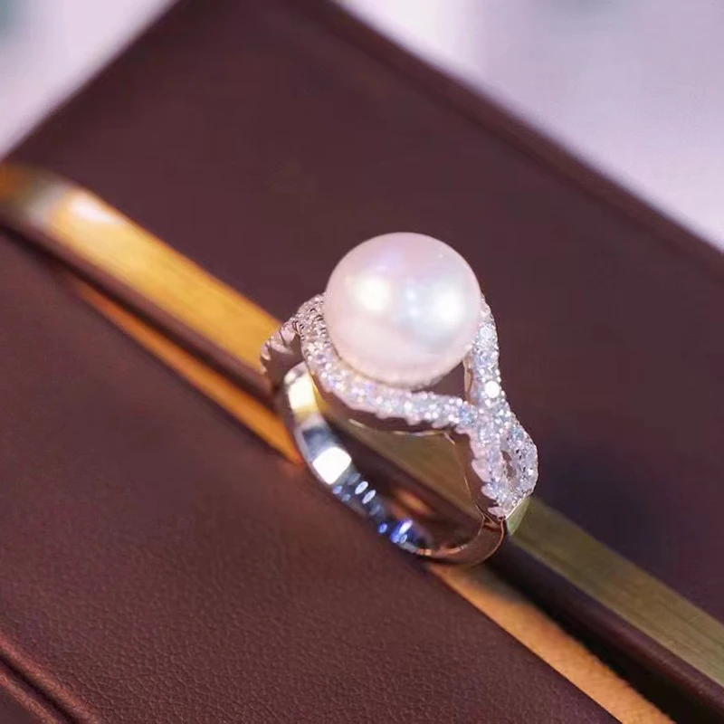 Natural Fresh Water Pearl Ring For Women Fine Jewelry Female Gift Elegant Classic Simple Style 925Sterling Silver With Zirconia
Natural Fresh Water Pearl Ring For Women Fine Jewelry Female Gift Elegant Classic Simple Style 925Sterling Silver With Zirconia