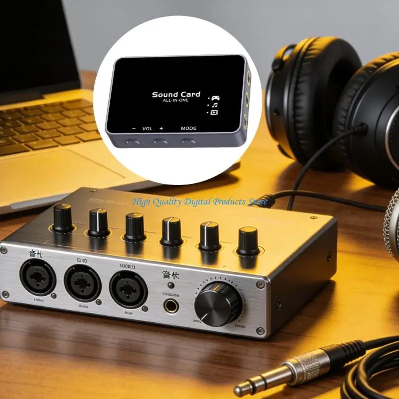 U2JE Metal Auditory Dongle USB Expander Adapter For Studio Recording And Gaming
U2JE Metal Auditory Dongle USB Expander Adapter For Studio Recording And Gaming