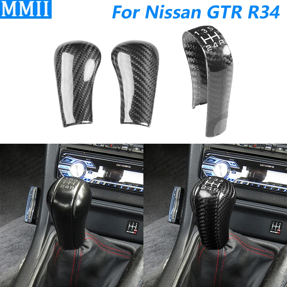 Для Nissan GTR R34 1999-2004 настоящее углеродное волокно, центральная ручка переключения передач, панель, накладка, аксессуары для модификации автомобиля
Для Nissan GTR R34 1999-2004 настоящее углеродное волокно, центральная ручка переключения передач, панель, накладка, аксессуары для модификации автомобиля