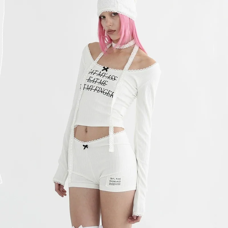 2025 Badblood Korea Sweet and Spicy Pure Lust Printed Shorts Women Safety Pants Lace Side Quad Pants Tide
2025 Badblood Korea Sweet and Spicy Pure Lust Printed Shorts Women Safety Pants Lace Side Quad Pants Tide