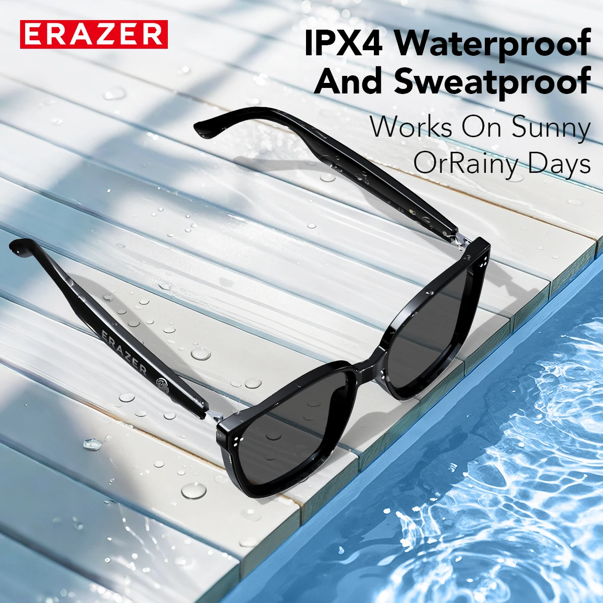 Smart Ai Translation Glasses for 150+ Languages ERAZER SG 20 PRO Wireless Bluetooth 50 Hrs Playback Portable Sunglasses With Mic
Smart Ai Translation Glasses for 150+ Languages ERAZER SG 20 PRO Wireless Bluetooth 50 Hrs Playback Portable Sunglasses With Mic