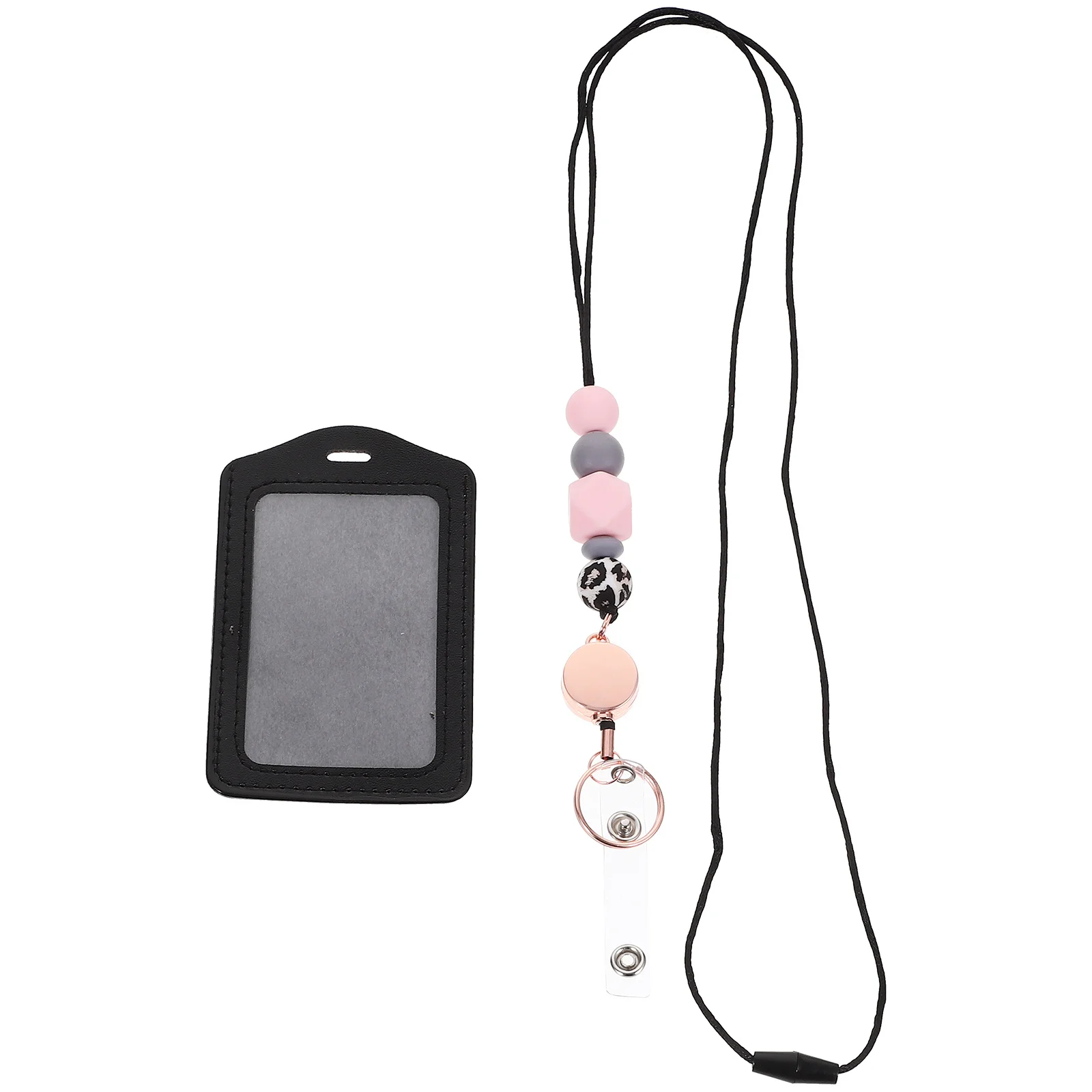 1Set Silicone Beaded Lanyard Badge Holder Wear Resistant Id Work Student Card Protector Sleeve Badge Holder
1Set Silicone Beaded Lanyard Badge Holder Wear Resistant Id Work Student Card Protector Sleeve Badge Holder