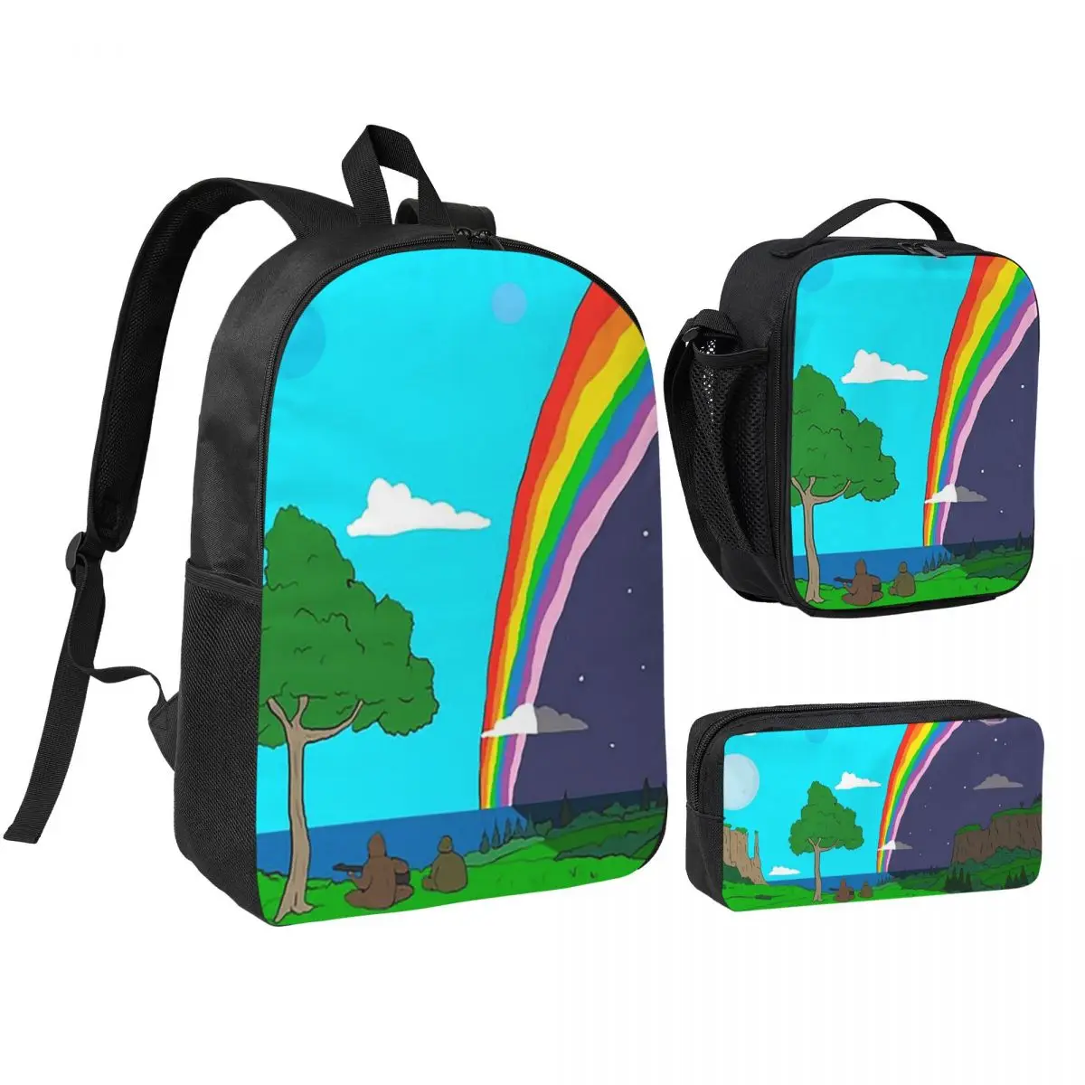 Big Lez Wake Up Backpack Student Boys Girls BookBag School Bag Laptop Shoulder Bags 3ps Insulated Lunch Bag Pencil Case
Big Lez Wake Up Backpack Student Boys Girls BookBag School Bag Laptop Shoulder Bags 3ps Insulated Lunch Bag Pencil Case