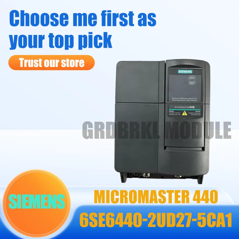 New Original SIEMENS 6SE6440-2UD27-5CA1 6SE6440-2AB21-5BA1 MICROMASTER 440 Inverter Drive
New Original SIEMENS 6SE6440-2UD27-5CA1 6SE6440-2AB21-5BA1 MICROMASTER 440 Inverter Drive