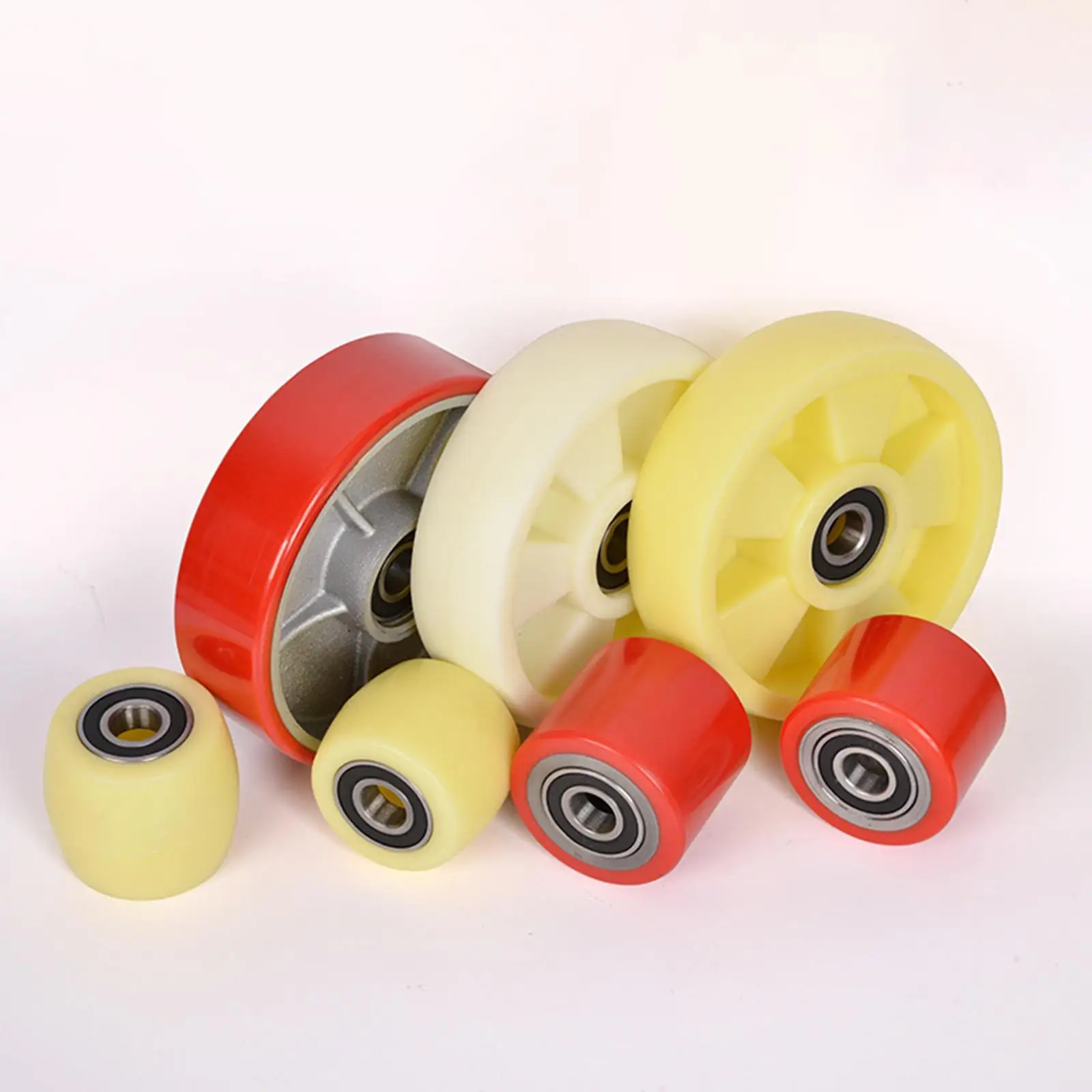 Pallet Jack Steering Wheel Bearings Included Universal Smooth Shock Absorbing Easy Rolling Repairing Replacement 180mmx50mm
Pallet Jack Steering Wheel Bearings Included Universal Smooth Shock Absorbing Easy Rolling Repairing Replacement 180mmx50mm