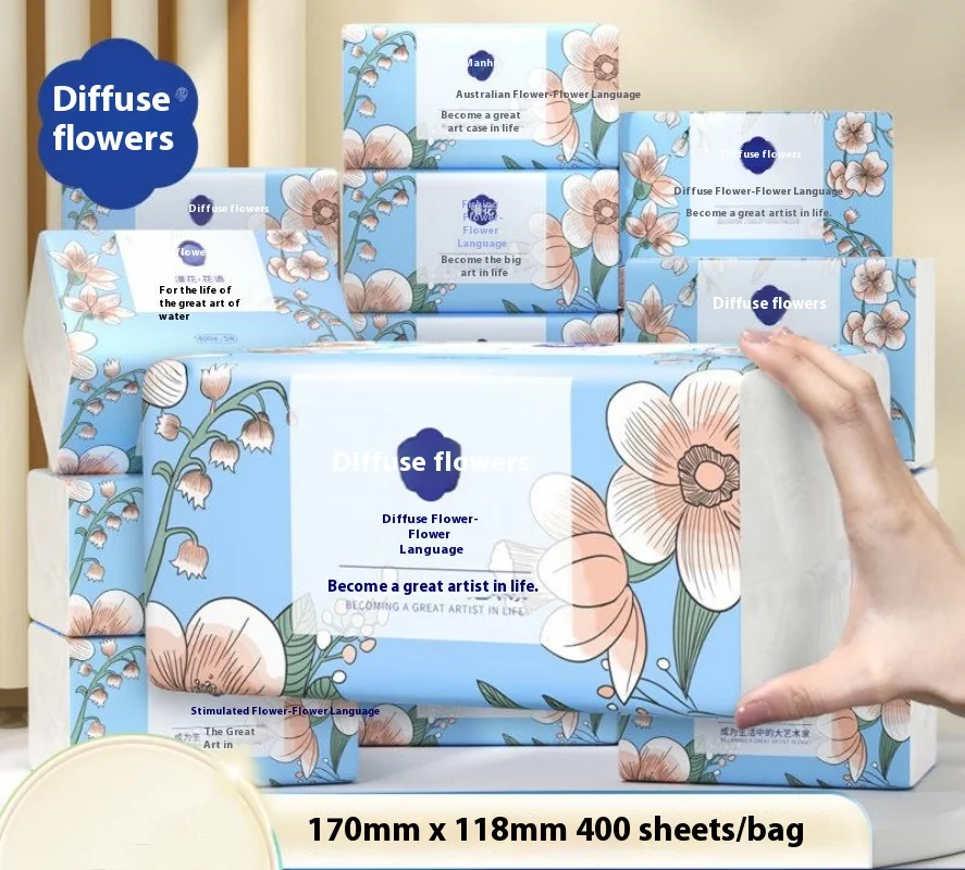 8 Packs of Drawer Paper Household Napkins Solid 400 Affordable Pack Toilet Paper Enlarged and Thickened 5 Layers of Paper Towels
8 Packs of Drawer Paper Household Napkins Solid 400 Affordable Pack Toilet Paper Enlarged and Thickened 5 Layers of Paper Towels