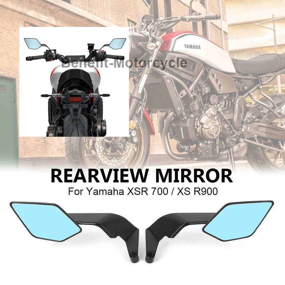 For Yamaha XSR700/XSR900 Rearview Mirrors Pair - Adjustable Motorcycle Side View Mirrors
For Yamaha XSR700/XSR900 Rearview Mirrors Pair - Adjustable Motorcycle Side View Mirrors