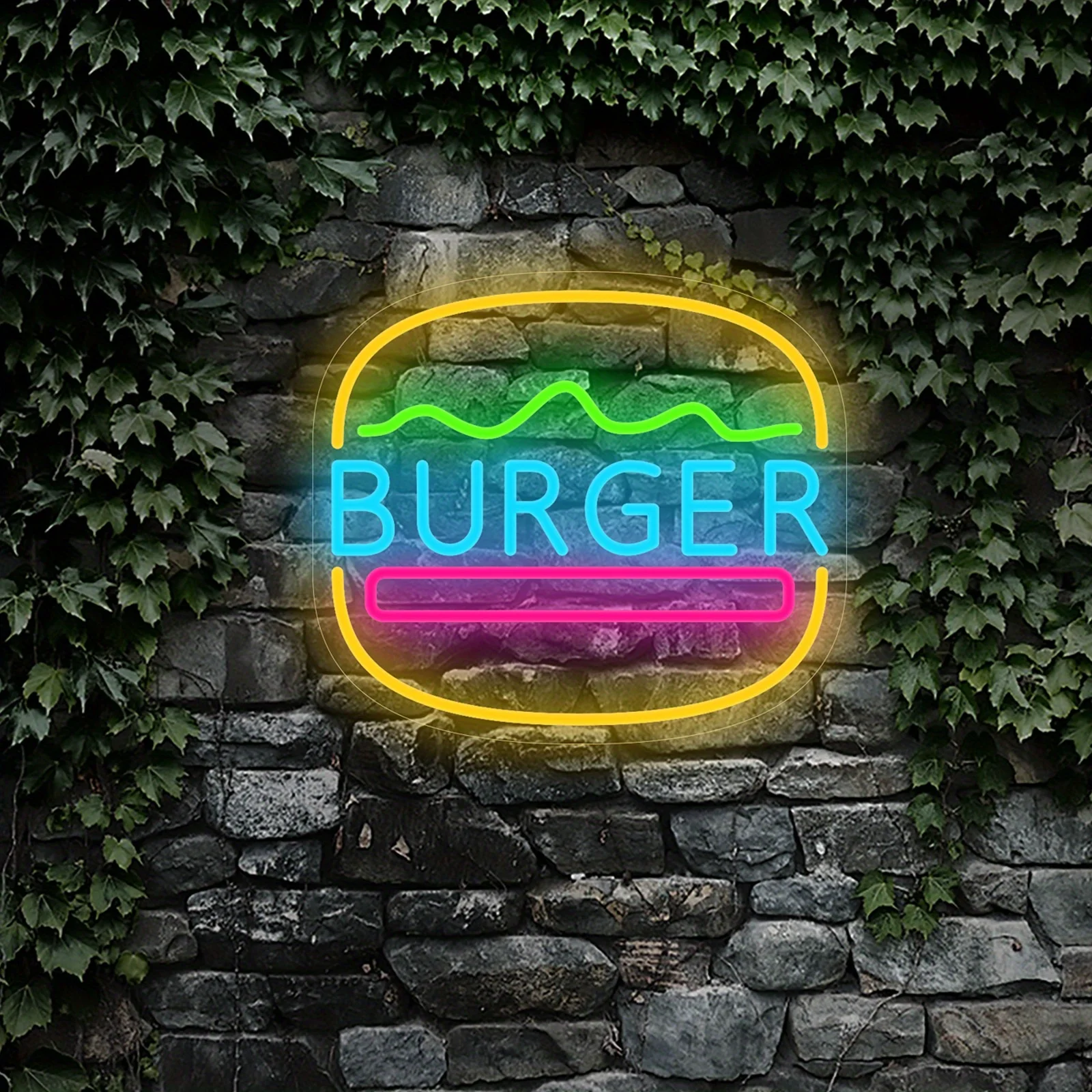 Hamburg Neon Light LED Neon Sign USB Power for Restaurant Burger Joint Cafe Dessert Shop Snack Stall Shopping Mall Wall Decor
Hamburg Neon Light LED Neon Sign USB Power for Restaurant Burger Joint Cafe Dessert Shop Snack Stall Shopping Mall Wall Decor