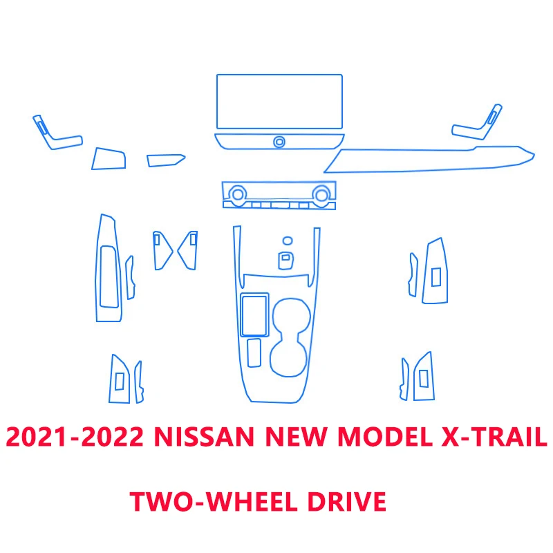 For 21-22 Nissan New Model X-trail Tpu Transparent Protector Film Car Interior Sticker Center Console Screen Decor Accessories
For 21-22 Nissan New Model X-trail Tpu Transparent Protector Film Car Interior Sticker Center Console Screen Decor Accessories