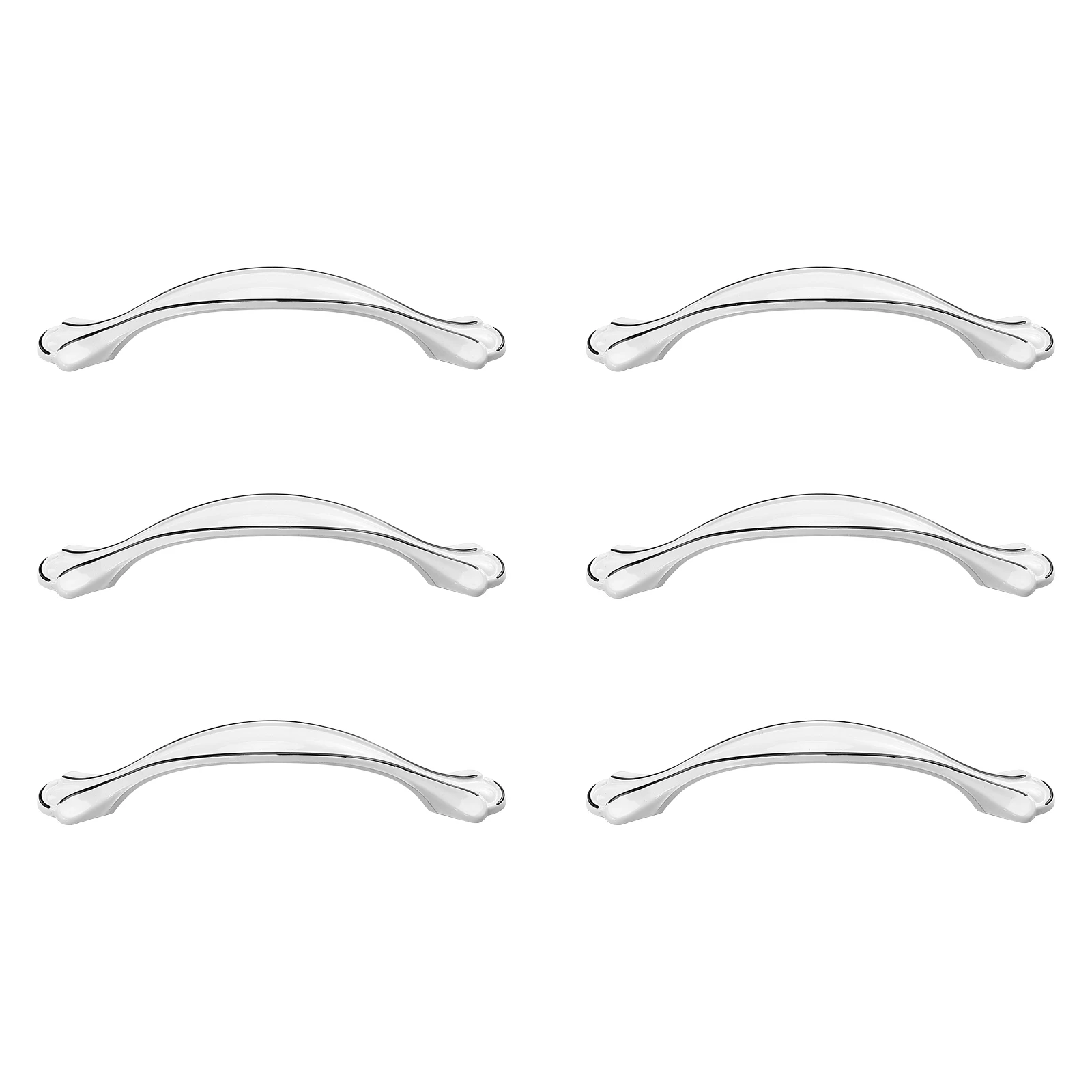 6 Pcs Handles Cabinet Door Pulls for Cabinets Solid Decorative White Dresser Drawers 
6 Pcs Handles Cabinet Door Pulls for Cabinets Solid Decorative White Dresser Drawers