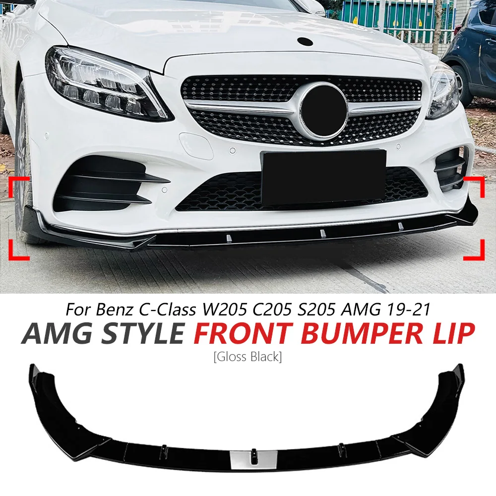 Front Bumper Lip For Benz C-Class W205 C205 S205 AMG 2019-2021 Glossy Black Bumper Lip Spoiler Front Lip Car Update Tuning
Front Bumper Lip For Benz C-Class W205 C205 S205 AMG 2019-2021 Glossy Black Bumper Lip Spoiler Front Lip Car Update Tuning