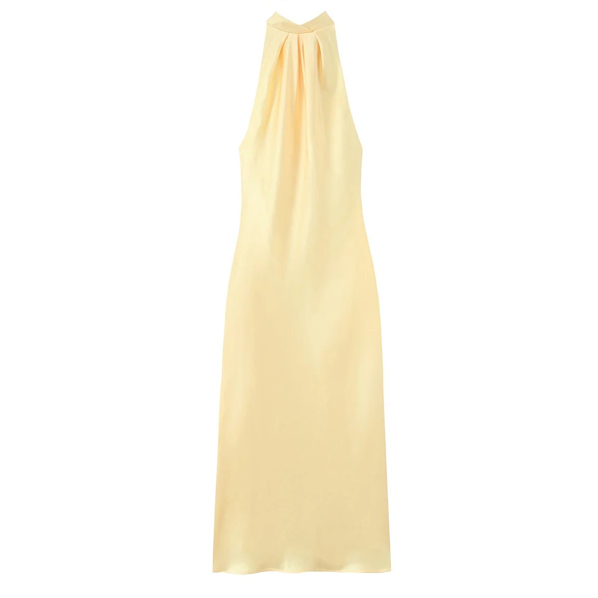 UNIZERA women's dress backless knot texture hanging neck collar solid color temperament summer new dress
UNIZERA women's dress backless knot texture hanging neck collar solid color temperament summer new dress